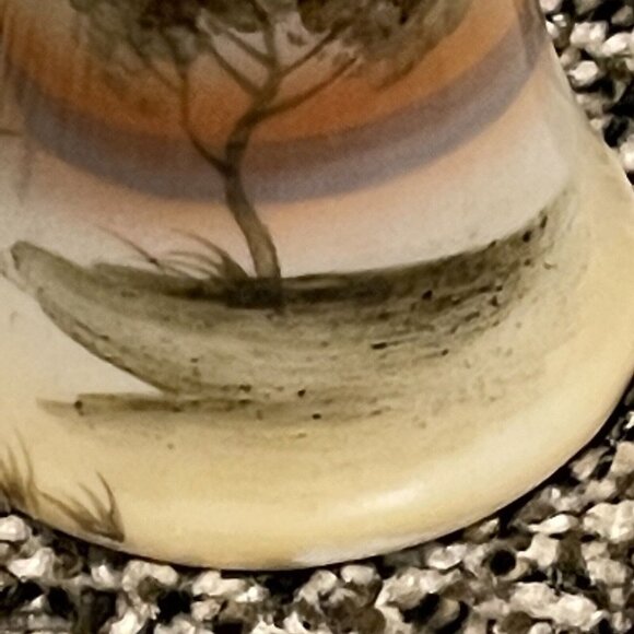 VTG Salt Pepper Shakers 3" Japan Hand Painted Nature Scenes Porcelain Multicolor - Picture 10 of 10